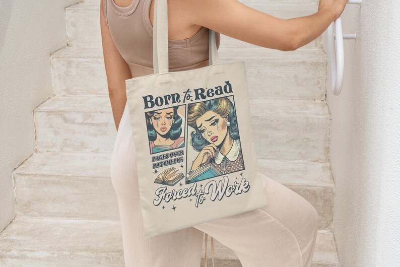 Bolso de mano para amantes de los libros, regalo para lectores, productos Booktok, regalos de romance oscuro para ratones de biblioteca, divertidos productos inspirados en ACOTAR. imagen 2