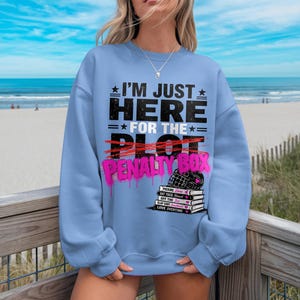 Enemies to lovers hockey romance booktok sports reader gift book lover shirt college hockey spicy books penalty box plot T-Shirts