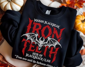 Manon Blackbeak Ironteeth Sweatshirt Throne of Glass Sarah J Maas Merch Bookish Gift SJM Kingdom of Ash Booktok Reader Shirt