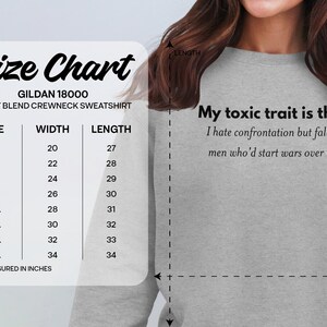 Funny Sweatshirt, My Toxic Trait I Hate Confrontation Fall for Men Start Wars, Graphic Tee, Unisex Crewneck Sweatshirt, Gift for Her, Cute