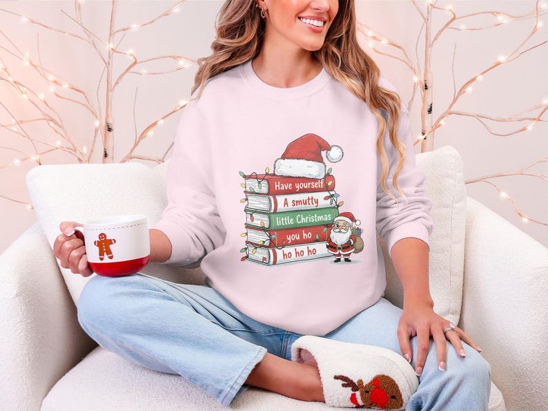 Have Yourself A Smutty Little Christmas Sweatshirt, Funny Holiday Sweater, Cute Xmas Pullover, Cozy Winter Clothing, Ho Ho Ho