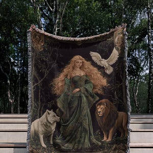Aelin Galathynius Throne of Glass Blanket Fantasy Gift for Book Lovers Crescent City ACOTAR Sarah J Maas Bookish Merch Cozy Throw