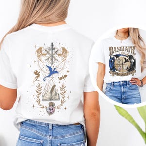Fourth Wing Basgiath War College Shirt Dragon Rider Fantasy Merch Violet Sorrengail Xaden Riorson Bookish Gift for Readers