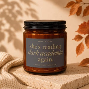 Smells like she's reading again candle Smut lover Smut reader Avid reader gifts funny book candle Spicy Fairytales Book lover gifts
