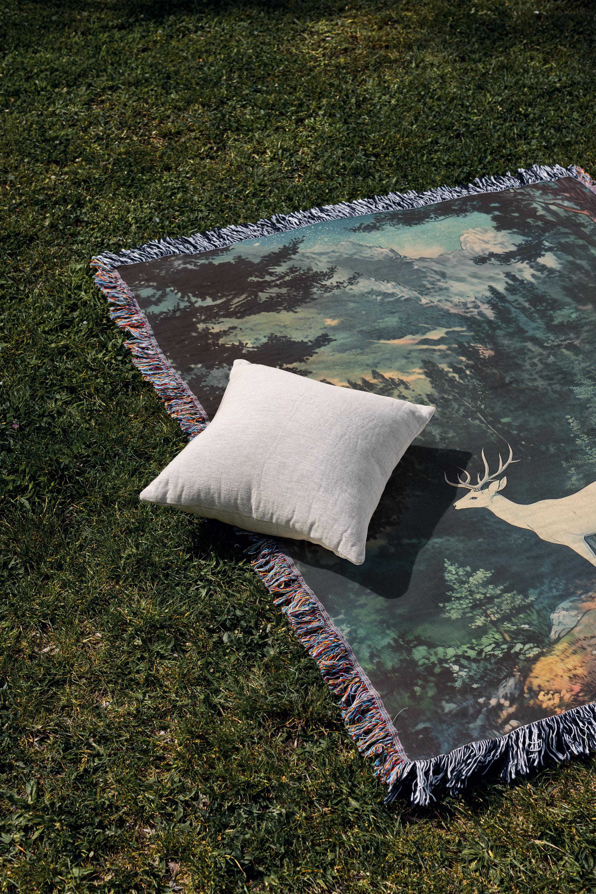 Throne of Glass Woven Blanket Fantasy Throw for Book Lovers Cozy