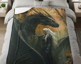 Manta del Trono de Cristal, Manta de Sarah J. Maas, Manta de Aelin Galathynius, Decoración literaria para el hogar, Corazón de Fuego, Manta romántica, Regalo para amantes de la lectura