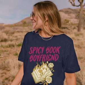 Spicy Book Boyfriend () Burning Book, Book Lover, Romance Reader, Bookish Gift, Smut Reader, Literary, Flaming Book, Roses, Hearts
Spicy