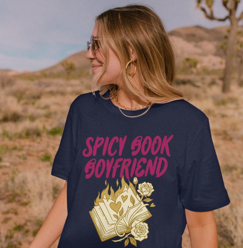 Spicy Book Boyfriend () Burning Book, Book Lover, Romance Reader, Bookish Gift, Smut Reader, Literary, Flaming Book, Roses, Hearts
Spicy