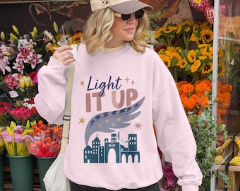 Crescent City Shirt Light It Up Sarah J Maas Tee Booktok Merch Book Lover Gift Bryce Quinlan Hunt Athalar Ruhn Danaan Fantasy Book