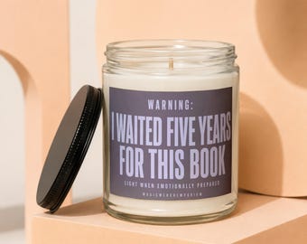 ACOTAR Candle Sarah J Maas Rhysand Night Court Scented Candle Book Club Velaris Cassian Gift for Book Lover Soy Candle