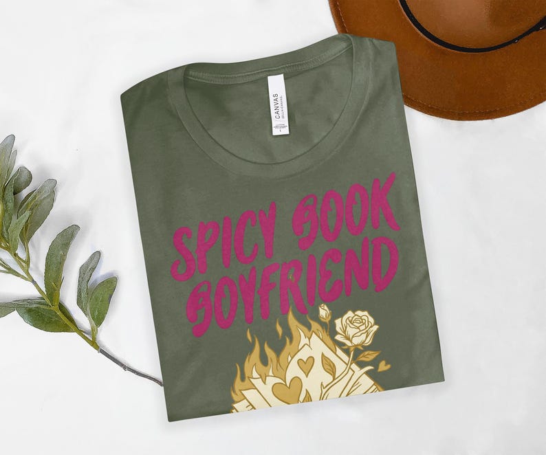 Spicy Book Boyfriend Design, Book Lover Gift, Smut Reader, Romance Book Club, Fictional Character, Reading Fanatic, Bookish
Spicy Book