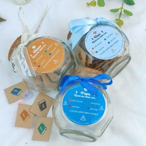 Pot Lisez-moi quand personnalisé, pot cadeau papa, pot de versets bibliques avec code couleur pour émotions et sentiments, cadeau fête des pères, cadeau d'anniversaire PAPA