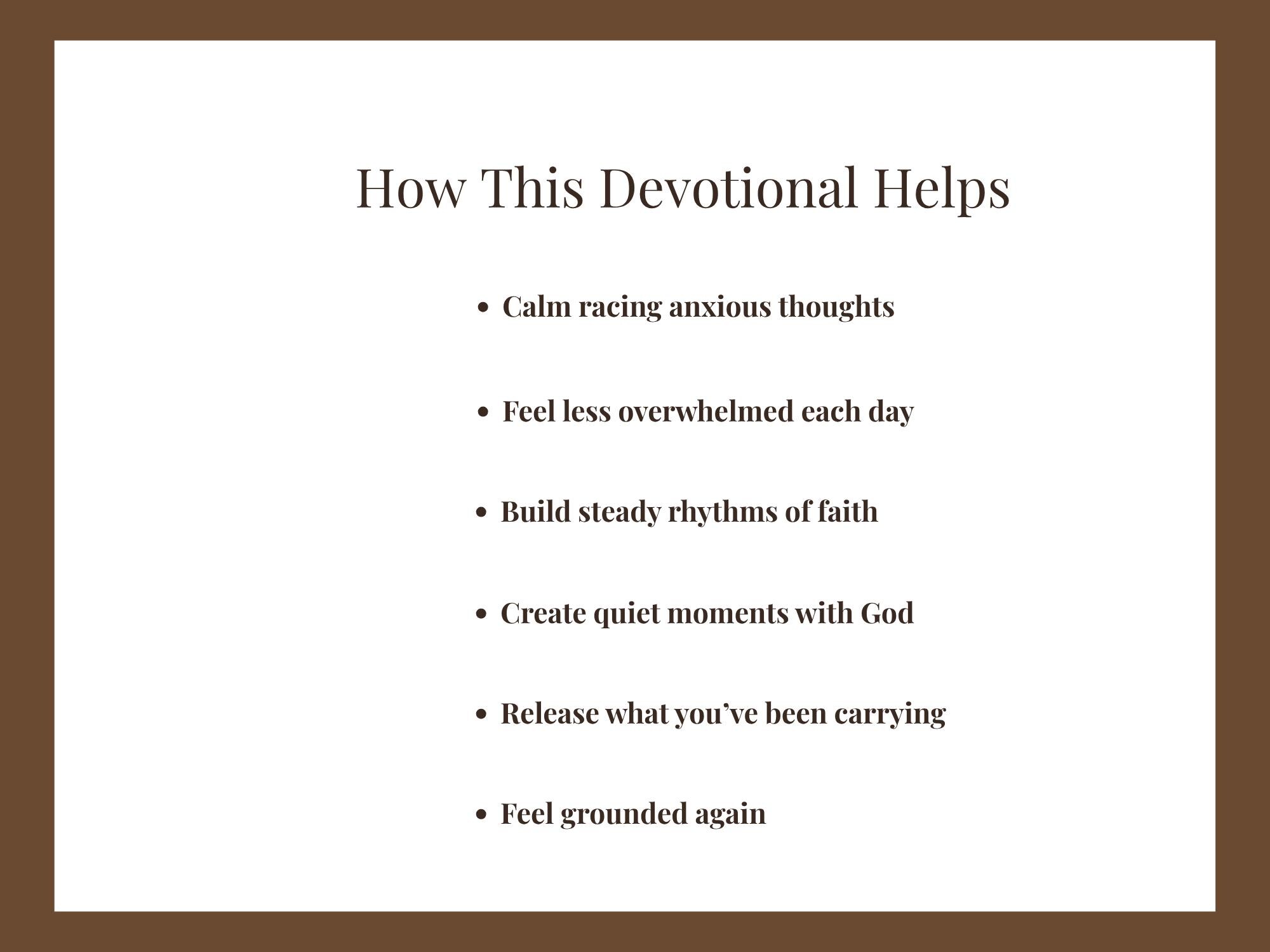 30 Day Devotional for Women Over 40, Christian Anxiety Devotional ...