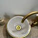 Timeless 14k Gold-rimmed Ceramic Wash Basin - Luxury Finish - Etsy