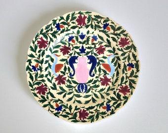 Antique Hand Painted Multi Colored Royal Vienna Porcelain Plate