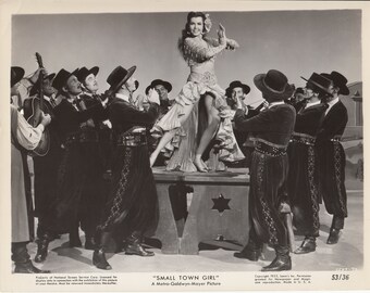 Vintage Original Photograph Ann Miller MGM "Small Town Girl", circa 1953
