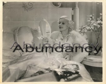 Art Deco Vintage Photograph Jean Harlow Dinner at Eight, circa 1933 from The Museum of Modern Art Film Stills Archive