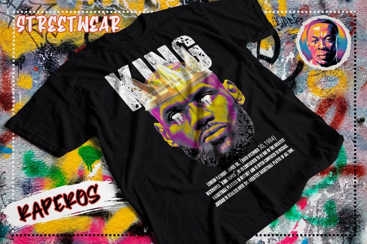 Vintage Lebron "KING" James T-Shirt - NBA Icon