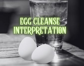 interpretazione della purificazione delle uova, divinazione, lettura canalizzata, messaggio canalizzato, sensitivo (download digitale)