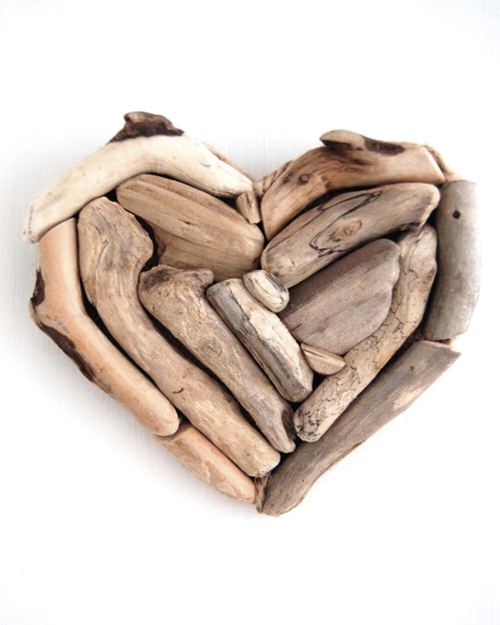 Driftwood Heart Photo Print Wall Decor Minimal Nautical Wall Etsy