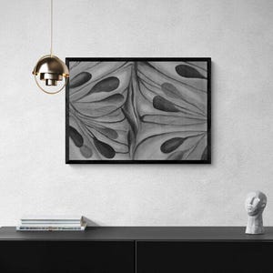 Large Modern Organic Painting: Contemporary Acrylic Canvas Art, Abstract Nature Decor