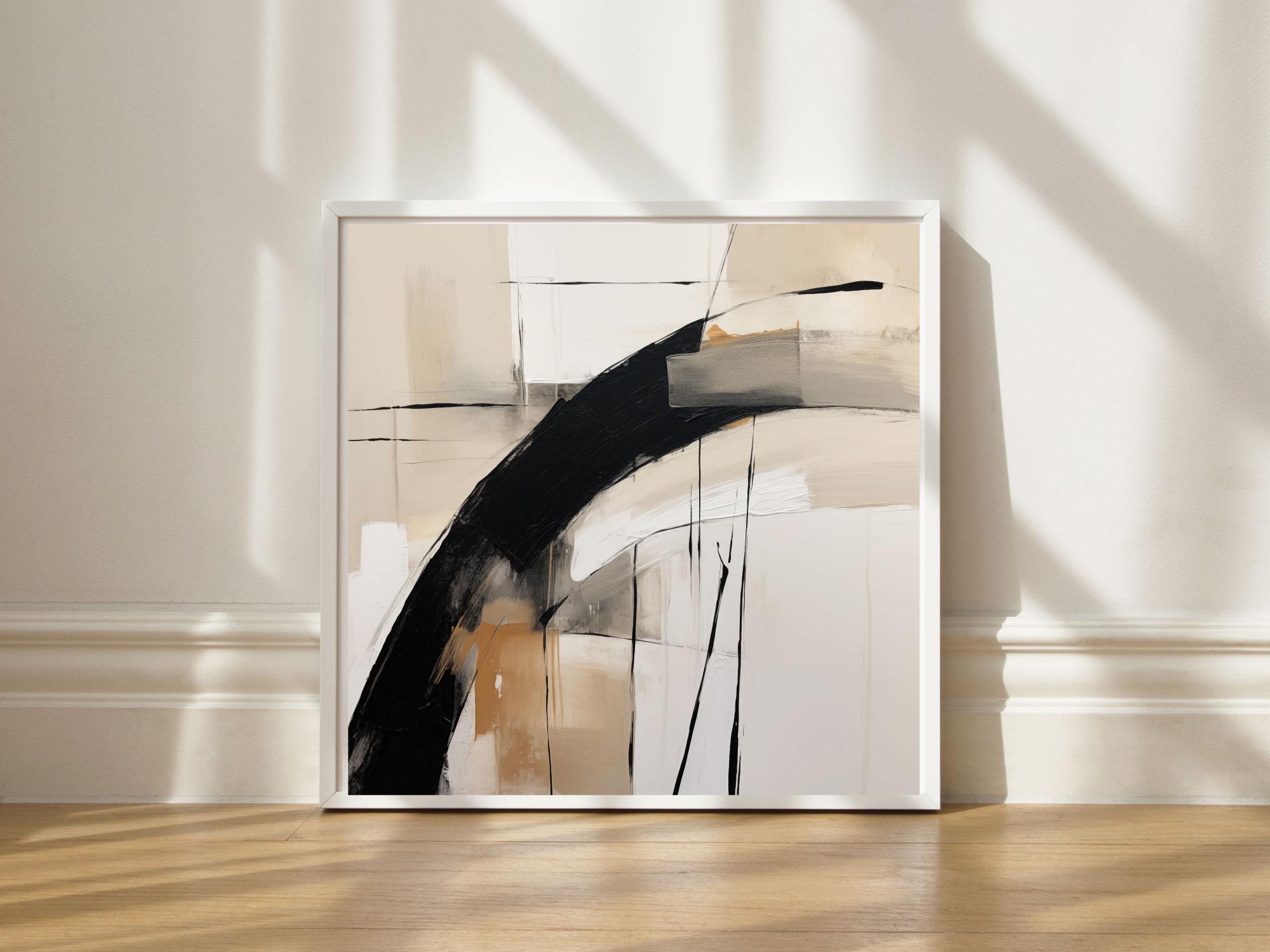 Printable Art Abstract Neutral Square Set of 9 - Etsy