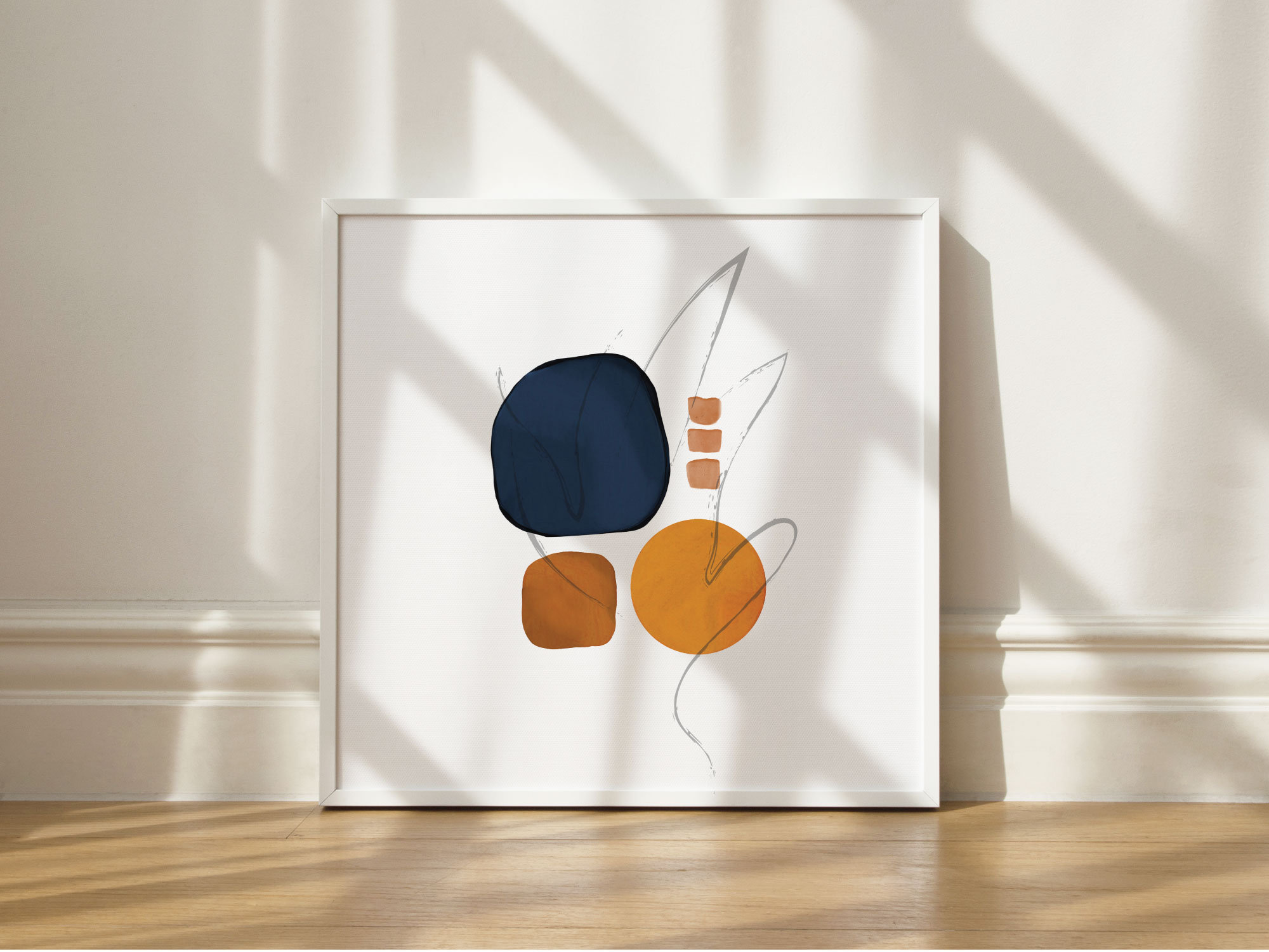 Printable Art Abstract Square Set of 9 - Etsy