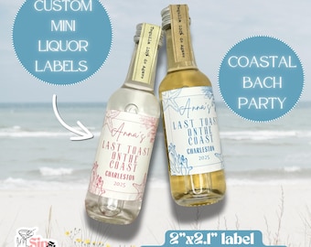 Etiquetas adhesivas para despedidas de soltera en la costa: El último brindis en la costa (PDF descargable)