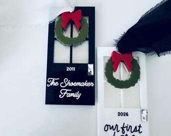 Personalized First Home Christmas Ornament | New Housewarming Gift (Acrylic)