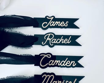 Personalized Custom Stocking| Elegant Gift | Christmas Place Card