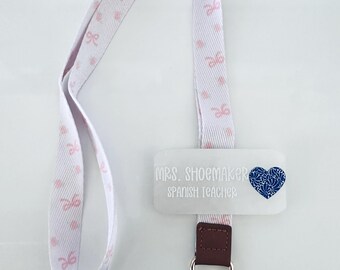 Personalized Talavera Acrylic Name Badge | Spanish Teacher, Nurse, Doctor Gift