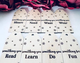 Engraved Wooden  Tags | Reusable Basswood Tags