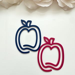 Apple Bookmark| Teacher Appreciation Gift| Teacher bookmark| End of Year Gift| Back to school| Bookmark| Paperclip| Apple Bookmark Gift