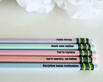 Custom Engraved Pencils | Personalized #2 Hexagon Pencils