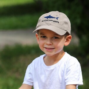 Kids Personalized Baseball Cap with Custom Embroidery Name, Logo Hat for Boys Girls, Birthday Gift, Adjustable Youth Size-Name-1