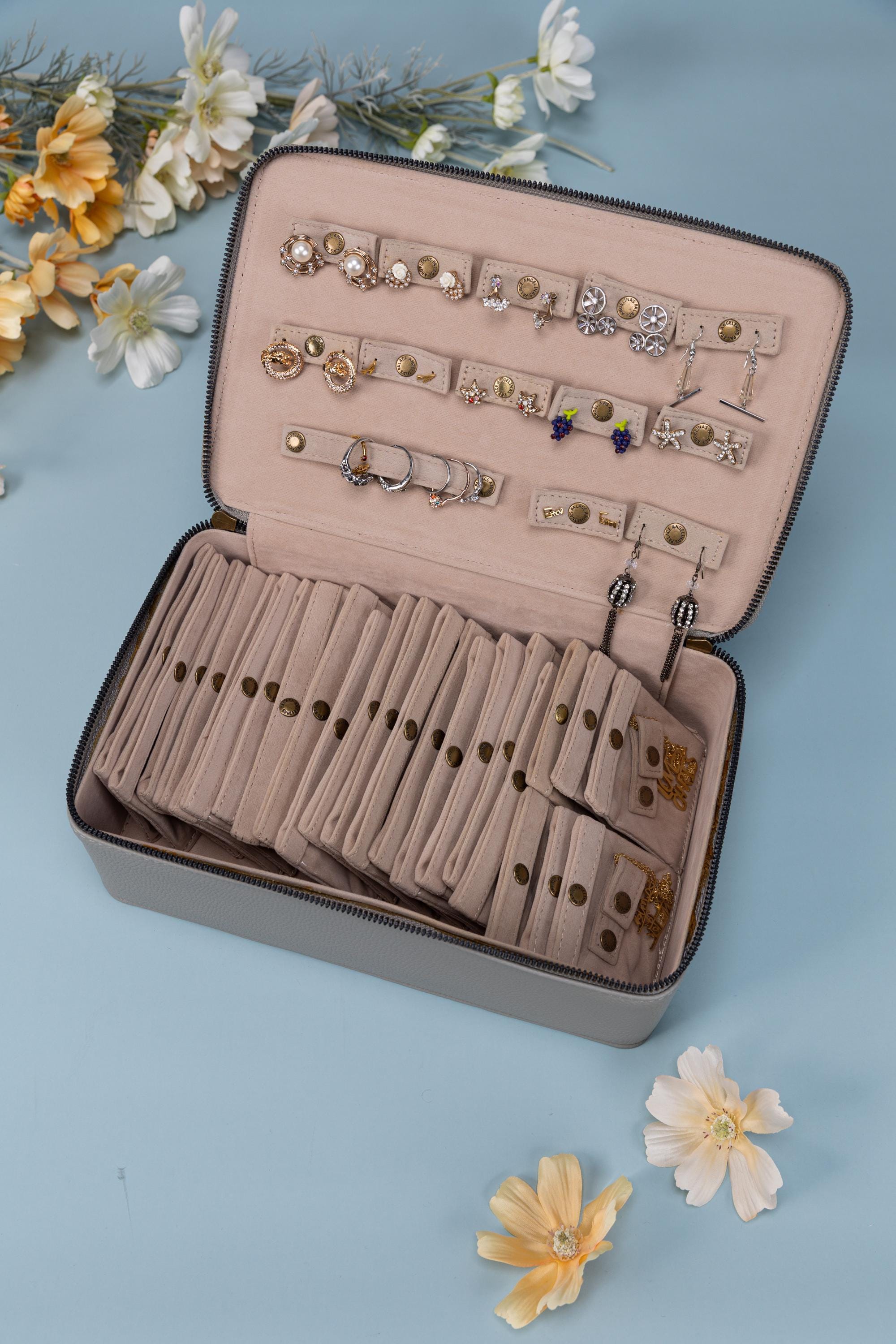 Personalized Large Jewelry Organizer - Custom Travel Organizer for ...