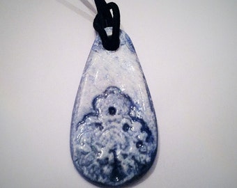 Essential Oil Diffuser Jewelry Clay Pendant - Tear Drop Shaped