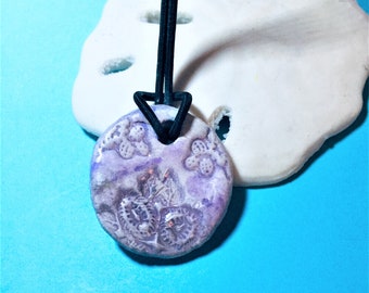 Aromatherapy Essential Oil Diffuser Jewelry Ceramic Pottery  Necklace Pendant
