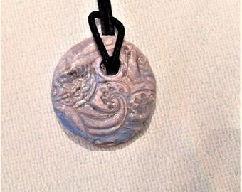 Aromatherapy Essential Oil Diffuser Jewelry Ceramic Pottery  Necklace Pendant