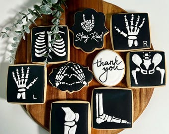 Xray Radiology Technician Appreciation Custom Sugar Cookies
