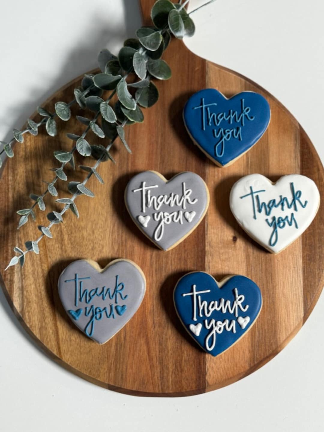 Custom Thank You Sugar Cookies - Etsy