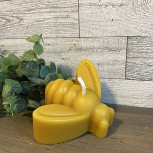 Pure Beeswax Candle - Honeybee Honey Bee Candle