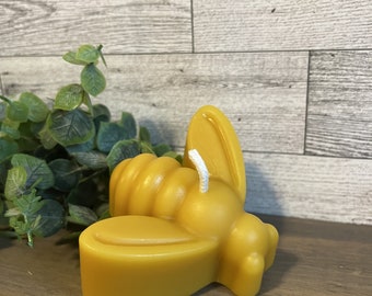 Pure Beeswax Candle - Honeybee Honey Bee Candle