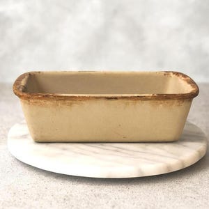 Vintage Pampered Chef Terracotta Pottery Loaf Pan 11&quot;x6&quot; – Family Heritage Unglazed Bread Baking Dish | Rustic Stoneware Bakeware | Gift