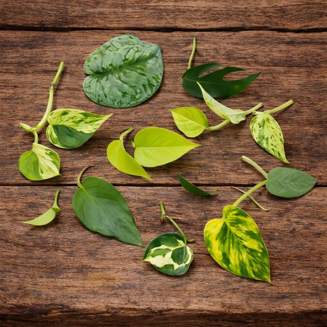 Plant Cuttings Bundle Set of 10: Pothos Monstera Succulent Cuttings ...