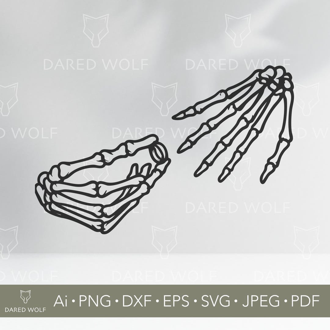 Skeleton Proposal SVG: Gothic Wedding Engagement Vector (digital File ...