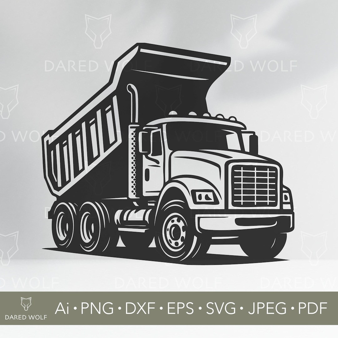 ダンプトラック SVG: 男の子の誕生日向けの建設現場のクリップアート（デジタルファイル） - Etsy 日本, image size:1080x1080