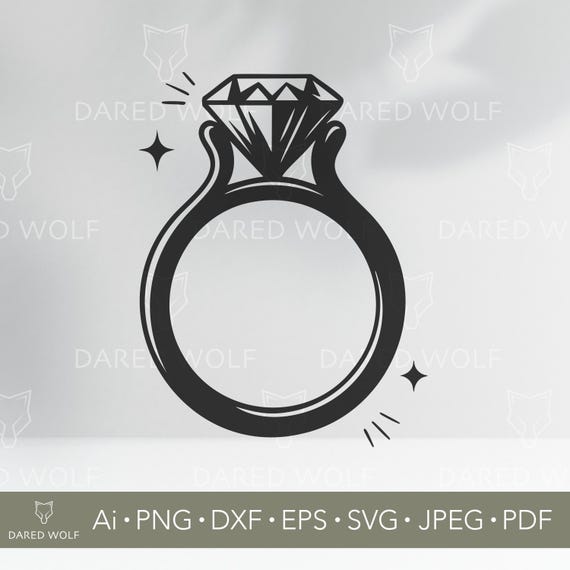 Bride Svg Engagement Ring Svg File Wedding Svg Circuit