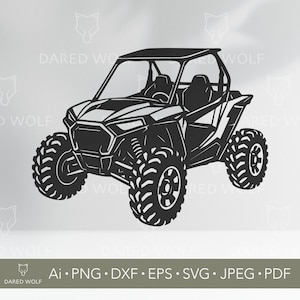 ATV Off-Road Vector: Four Wheeler SVG, Cricut & Silhouette (Digital File)