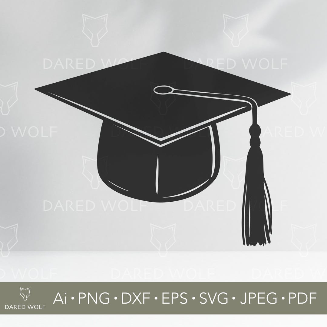 Graduation Cap Vector Art | Graduation Hat SVG for Cricut and ...